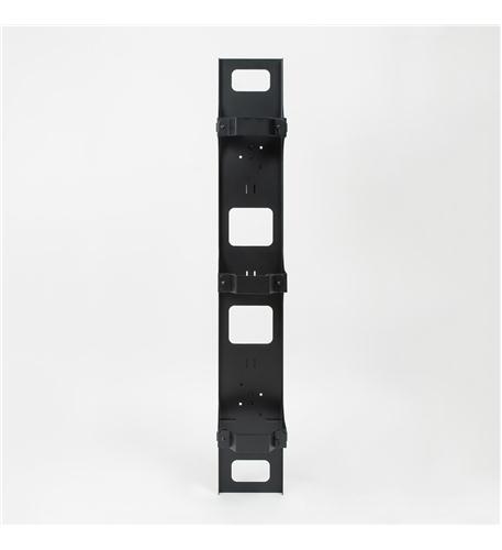 ICC ICCMSC40BK VERT CHANNEL W/ PLASTIC COVER,40in, 4 PK