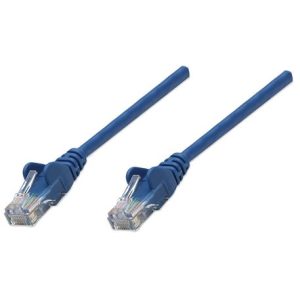 INTELLINET 738316 CAT6e BOOT PATCH CORD 2 FT BLUE