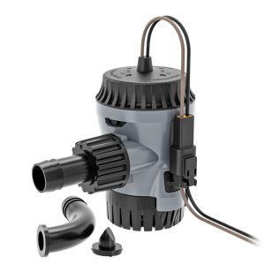 JOHNSON PUMP 10-13626-07 AQUA VOID AUTOMATIC 800GPH BILGE PU, Automatic Submersible; 800 Gallon Per Hour; 3/4 Inch Hose Size; 5.24 Inch Length x 2-3/4 Inch Width x 4.69 Inch Height; 12 Volt; 3.7 Amp; 5 Ampere Fuse; ISO 8849 Compliance