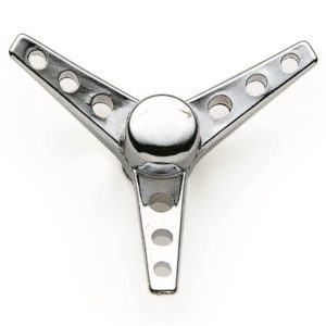 MR GASKET 9868 Tri-Bar A/C Nut 1/4&5/16 Thrd