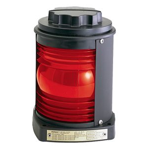 PERKO 1127RA0BLK SIDE LIGHT - BLACK PLASTIC, RED LENS