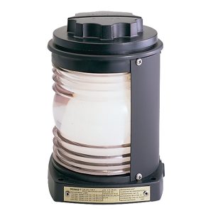 PERKO 1128A00BLK MASTHEAD LIGHT - BLACK PLASTIC, WHITE LENS