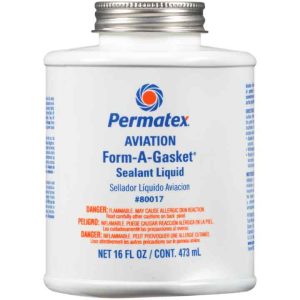 PERMATEX 80017 AVIATION FORM-A-GASKET #3 SEALANT 16 OZ BOTTLE