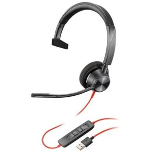 PLANTRONICS 213928-101 BLACKWIRE 3310 USB-A SINGLE EAR