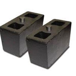 PRO COMP 95-300FB Leaf Spring Block Kit; Block Kit; 3 Inch Lift; Aluminum; Dual 3/4 Inch Pin Size; Includes A Pair of Lift Blocks