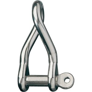 RONSTAN RF631 TWISTED SHACKLE 3/8 INCH PIN 2 1/8 INCHL X 5/8 INCHW