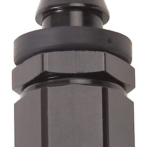 RUSSELL 624013 Hose End Twist Lok Straight -6 Blk Anodized