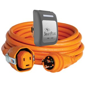 SMARTPLUG C30503BM30PG 30 AMP DUAL CONFIGURATION 50FT CORDSET WITH TWIST-TYPE CONNECTION AND 30 AMP NON-METALLIC GREY INLET