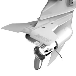 STINGRAY JR22 Classic Junior 2 Hydrofoils for 9.9-40 hp (White) - Best for Small Boats - Stabilizer Fins for Outboard/Outdrive Motors