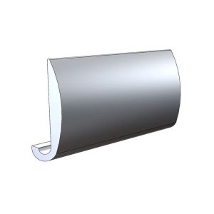 TACO A11-0152TAL12D-A RUB RAIL 1 OVERLAP ALUMINUM TAL 1, 12 Feet Length; 1/2 Inch Thickness; Clear Anodized; Aluminum; Single