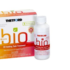 THETFORD 96604 AquaBio RV Holding Tank Treatment Citrus Twist Scent, Formaldehyd Free 6 Pack of 8 Oz Liquid Orange