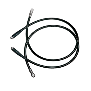 UFLEX KITOBDBR-04 HOSE KIT W/ DUAL BEND RESTR 4, For Use With Dual Cylinder/ Dual Engine; 4 Foot Length; Black; CE Certified/ UKCA Compliant; With Pre-Crimped Fittings And Bend Restrictors On Both Ends; Set Of 2