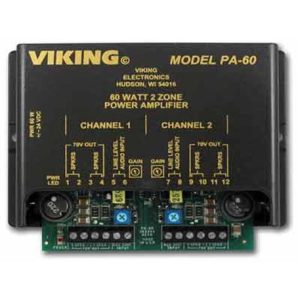 VIKING PA-60 60W Compact Two Zone Amplifier