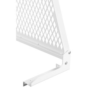 WEATHER GUARD 1912-3-02 CAB PRTCTR MTN 61.5-62.0FT WHT, For Use with Protect-A-Rail Headache Rack; White; Steel