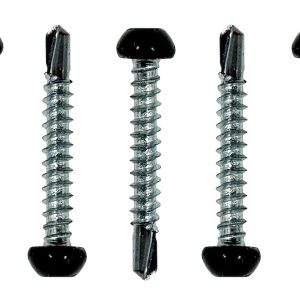 AP PRODUCTS 012-PTK1000BL8X1-1/2 PAN HD SELF TAP 8X1-1/2 BLK Self Drilling Screw; #8 x 1-1/2 Inch Length; Tri Screw Pan Head; Pack Of 1000; Black