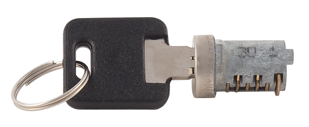 AP PRODUCTS 013-578 Lock Cylinder; Use With Global Entrance/ Slam/ Cam Locks; Keyed Lock; Key Code 345; With Key; Pack Of 10