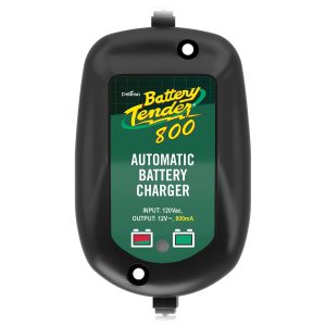 BATTERY TEND 022-0150-DL-WH BATTERY TNDR W/P 800 12V For 12 Volt Batteries; AGM/ Gel/ Flooded Lead-Acid/ Lithium Iron Phosphate (LifePO4) Battery Type; 800 Milliamp Charging Current; 4.35 Inch Length X 2-3/4 Inch Width X 1-1/2 Inch Height