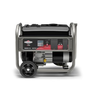 BRIGGS & STRATTON 030736 3500 WATT CO GUARD GENERATOR Recoil Start; 208 CC/ Powerbuilt Engine; Gasoline/ 4 Gallon Fuel Tank Capacity; 4375 Watt Starting/ 3500 Watt Running; 120 Volt AC; 29.2 Amp Rating; 8 Hour Runtime At 1/2 Rated Load; Portable