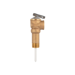 CAMCO 10493 T&P VALVE 3/4FT W/2.5FT SHANK 4FT PROB 3/4 Inch NPT Valve Size; 2-1/2 Inch Shank; 150 PSI Rating; 4 Inch Epoxy-Coated Probe Length; Brass Body; Stainless Steel Spring; With English And French Language Packaging