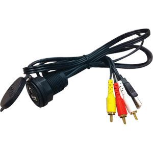 CLARION 01-CCAUSBAV MRN GRADE USB AND AUX AV INPUT JACK Marine Grade USB And AUX AV Input Jack.