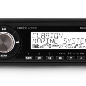 CLARION 010-03195-00 DIGITAL MEDIA RECEIVER STANDARD DIN Marine Use; AM/ FM With Weatherband Tuner And SiriusXM-Ready Satellite Radio(Tuner And Antenna Sold Separately) - USA Only