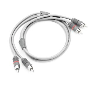 CLARION 010-13572-00 2-CH TWISTED-PAIR MARINE AUDIO INTE 2-Channel Twisted-Pair Marine Audio Interconnect Cable With Molded RCA Connectors - 3 Feet/ 0.91 Meters.