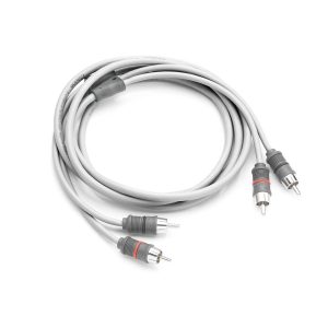 CLARION 010-13573-00 2-CH TWISTED-PAIR MARINE AUDIO INTE 2-Channel Twisted-Pair Marine Audio Interconnect Cable With Molded RCA Connectors - 6 Feet/ 1.83 Meters.