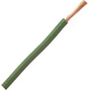 EAST PENN 02511 10 GA X 100FT WIRE GREEN Stranded Conductor; 10 Gauge; Green; 100 Foot Length; Copper Conductor/ Thermoplastic Insulation