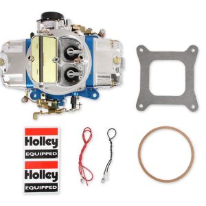 HOLLEY 0-76750BL 750 CFM ULT DBL PUMPER BL 4 Barrel; 750 Cubic Feet Per Minute (CFM); Square Bore Flange; Electric Choke; Mechanical Secondaries; Gasoline; Blue