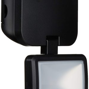 JASCO 40777 Single Head Security Light, Wireless, Battery Operated, 120 degree Motion Detection, 300 Lumens, Tilts & Swivels Activated LED Spotlight, Black, S1
