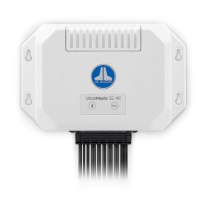 JL AUDIO 010-03372-00 MM55-HR Marine; AM/ FM With RDS Tuner; Bluetooth Audio Streaming; Two USB 2.0 Input/ One Auxiliary RCA Input/ One NMEA 2000 Port; Built-in Amplifier; Built-In Power; IP67 Weatherproof; 10 To 16 Volt DC Operating Voltage