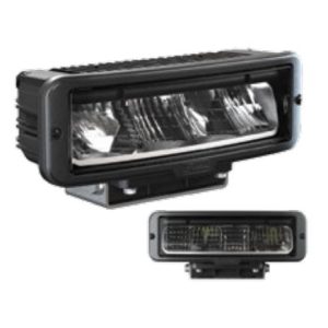 JW SPEAKER 0552251 9800HL-12V SAE LH HEATED Auxiliary Heated Headlight; With Turn Signal; LED Clear/Amber Bulbs; 11.48 Inch Width X 3.72 Inch Height X 5.24 Inch Depth Rectangular; Clear Polycarbonate Lens; Black Xenon Housing; Driver Side; Set Of 2