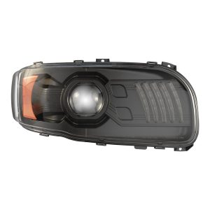 JW SPEAKER 0557161 9600-12V HL LH BLACK LED Bulb; High And Low Beam With Built-In Daytime Running Light/ Turn Signal Light; White/ Amber Bulbs; 2.1 Amp Draw At 12 Volt DC Low Beam/ 4.2 Amp Draw At 12 Volt DC High Beam