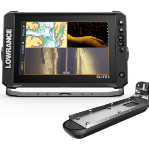 LOWRANCE 000-16476-001 DUAL ELITE FS 10 BIB Used To Find Fishing Areas/ Ledges/ Drop-Offs/ Ditches; 10 Inch Display; 1280 x 800 Pixel Resolution; Multi-Touchscreen Interface; 12.81 Inch Width X 8.26 Inch Height X 4.47 Inch Depth