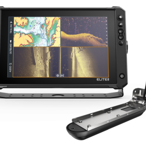 LOWRANCE 000-16477-001 DUAL ELITE FS 12 BIB Used To Find Fishing Areas/ Ledges/ Drop-Offs/ Ditches; 12 Inch Display; 1280 x 800 Pixel Resolution; Multi-Touchscreen Interface; 12.81 Inch Width X 8.26 Inch Height X 4.47 Inch Depth