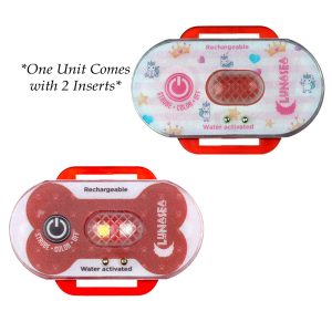 LUNASEA LLB-63RB-E0-01 CHILD/PET SAFETY WATER ACTIVATED STROBE LIGHT - RED