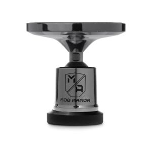 MOB ARMOR MOBN-MX-BCHR-MS MOBNETIC MAXX.MAGSAFE - BLACK CHROM Non-Chargin; Fits MagSafe Compatible Phones; Magnetic Adjustable Up To 90 Degrees Tilt and 360 Degrees Rotating; 90 Pound Capacity Magnetic Mount; Black Chrome; Aluminum