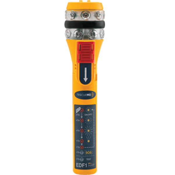 OCEAN SIGNAL 750S01710 Man Overboard Locator; rescueME EDF1; Manual Activation (LB10F Replacement Battery Sold Separately)
