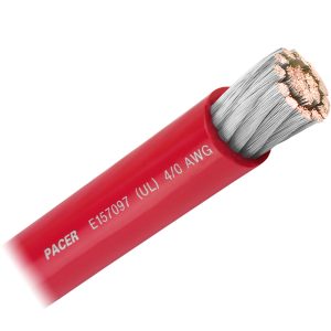 PACER WUL4/0RD-FT RED 4/0 AWG BATTERY CABLE - SOLD BY THE FOOT