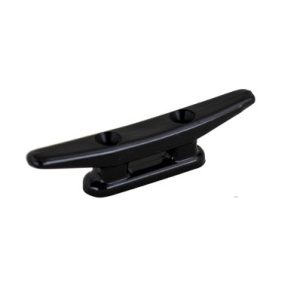 SEA-DOG 043050 NYLON OPEN BASE CLEAT BLACK 5FT Flat Head Open Base; 5 Inch Length x 1-1/16 Inch Height; Black; Injection Molded Nylon; Bulk Package