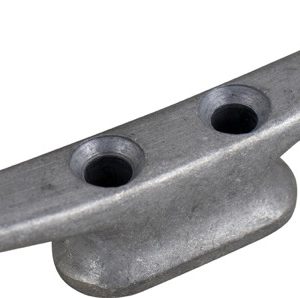 SEA-DOG 046106 ALUMINUM CLEAT COUNTERSUNK 6FT For Use On Aluminum Docks And Vessels; Flat Head Closed Base; 6 Inch Length x 1-3/8 Inch Height; Aluminum; Bulk Package