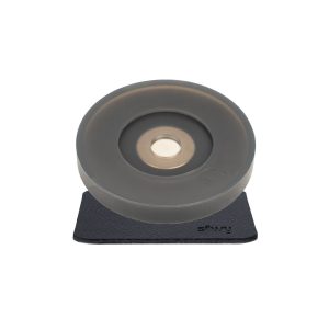 SILWY MAGNET MKS-A-1 MAGNETIC CONDOM BLUE Round; 3.3 Inch Diameter x 1/2 Inch Height; Anthrazit; Silicone; Without Coaster Holder; For Non Magnetic Base Glass; Single; With One Magnet And One Coaster