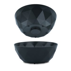 SILWY MAGNET S0BO-1408-2-A SILWY SUPER MAGNETIC BOWL GREY Magnetic Serving Bowl; Gray; 17 Ounce Capacity; Round/ 6.3 Inch Diameter x 2-1/2 Inch Height; Not Dishwasher Safe; Plastic; Set Of 2; BPA/ Melamine Free; Not Microwave Safe; Integrated Magnet Base