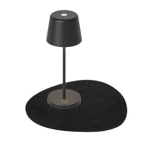 SILWY MAGNET SYSO-2024-S1 MAGNETIC LIGHT MONACO BLACK Magnetic LED Light; Table/ Wall Mount; 3 Inch Diameter x 7.9 Inch Height; Black; Battery Powered; Single; Integrated Magnet Base; Warm White Light
