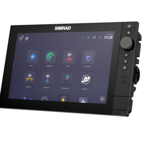 SIMRAD 000-16276-001 NSS 4-12 MFD NO SONAR 12 Inch LCD Display; Preloaded Basemap Chart; 1280 x 800 Pixels Resolution; Touchscreen With Rotary Dial And Keypad; 13.34 Inch Width x 3.34 Inch Depth x 8.2 Inch Height; IPX6/ IPX7 Waterproof
