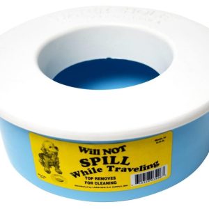 VALTERRA A72 Spill-Proof Pet Dish, Blue