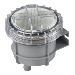 VETUS FTR330/32 COOLING WATER STRAINER TYPE 330 HO 31.8 Millimeter Hose Connection; 143 Liter Per Minute Recommended Input Capacity; HD Polyethylene Strainer; Polypropylene GF Housing And Styrol/ Acrylonitrile SAN Cover