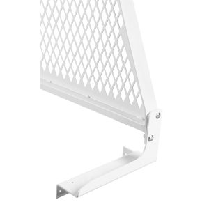 WEATHER GUARD 1915-3-02 CAB PRTCTR MTN 62.5-63.0FT WHT For Use with Protect-A-Rail Headache Rack; 11 Inch Length x 5 Inch Width x 13 Inch Height; White; Powder Coated; Steel
