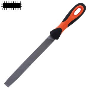 BAHCO 1-143-10-1-2 10 INCH Mill File Bastard Cut 40 TPI With Ergo Handle