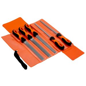 BAHCO 1-478-08-1-2 ERGO Engineering File Set 4 Bastard/1 Second Cut 200 mm (5 Piece)